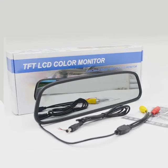 Alt view image 4 of 5 - 4.3 inch screen TFT LCD Color Display Parking rear Car Mirror HD Car Monitor for Rear view Camera Night Vision Reversing