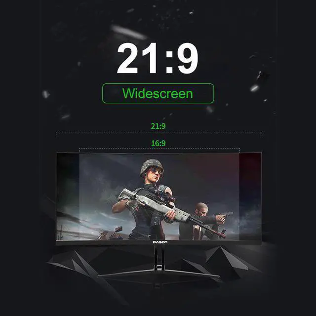 Alt view image 5 of 5 - Gaming monitor QR302W 30-inch 2K/highly refresh rate 200hz display widescreen 21:9 with PS4 e-sports/desktop