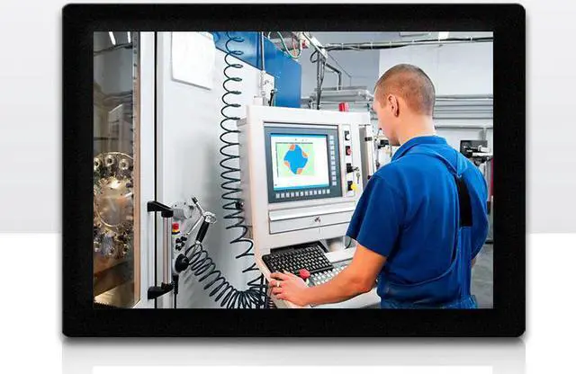 Main image of 10.1 Inch Lcd Monitor CNC Machine Tool LCD Screen Not Touch Screen Industrial Display VGA TV AV USB Buckles Mounting