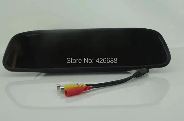 Alt view image 5 of 5 - 4.3 inch Car monitor mirror + car rear view parking camera for Nissan March/For Renault logan Sandero Car backup reverse camera