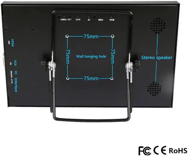 Alt view image 5 of 5 - 11.6 Inch 1366 * 768 Portable Monitor VGA pc monitor LCD monitor For PC Laptop PS3 XBOX PS4