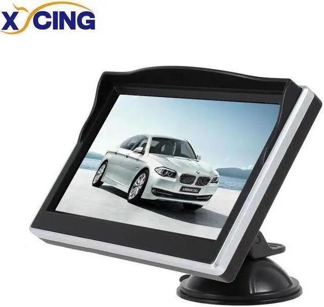 Alt view image 2 of 5 - 5 Inch TFT LCD 800*480 HD Screen Car Monitor with Rubber Vacuum Cup Bracket Color Car Reverse Rear View Backup Camera