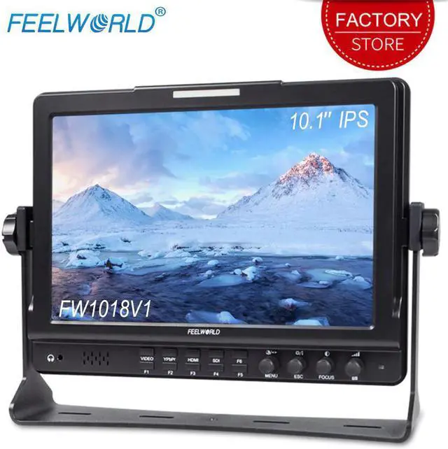 Main image of FW1018V1 10.1 inch Camera Field Monitor 4K Full HD 1920x1200 IPS Display YPbPr Video Audio Input for DSLR Cameras