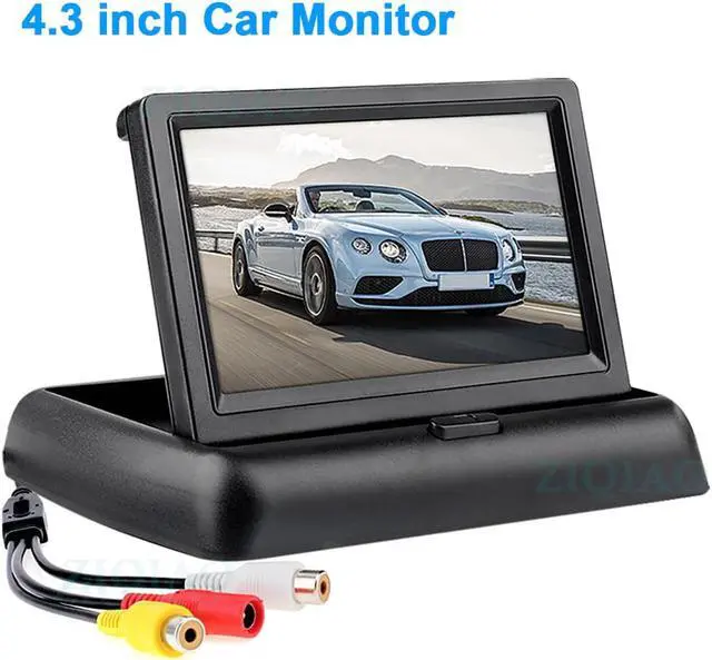 Alt view image 3 of 5 - 7" 5" 4.3" Lcd Color Car Monitor Rear View Mirror Monitor Foldable Display Optional