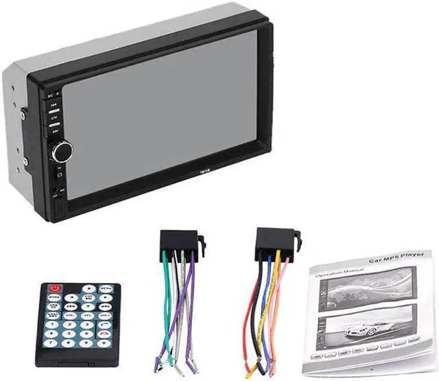 Main image of shipping 2/3 Din MP5 Player 7 Inch LCD Touch Screen Auto FM Radio Video Player Music Audio With USB Support Rear Camera new