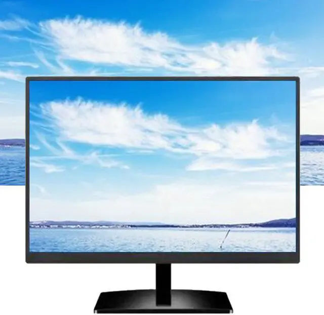 Alt view image 3 of 5 - Monitor LCD Led HD Ultra-Thin 19 Inches Curved Led Monitor Gaming Game Competition  Display Screen
