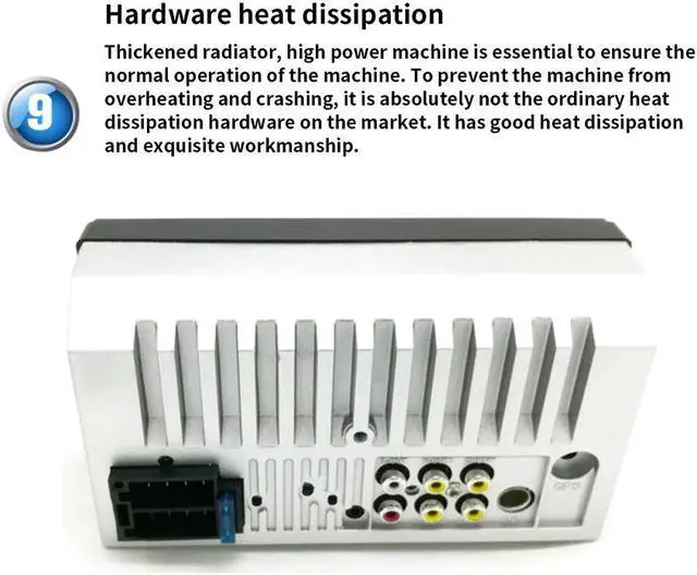 Alt view image 5 of 5 - shipping 2/3 Din MP5 Player 7 Inch LCD Touch Screen Auto FM Radio Video Player Music Audio With USB Support Rear Camera new