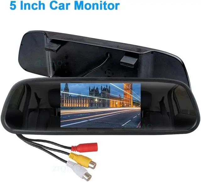 Alt view image 5 of 5 - 7" 5" 4.3" Lcd Color Car Monitor Rear View Mirror Monitor Foldable Display Optional