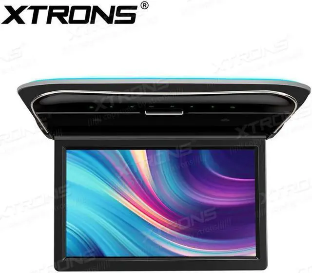 Main image of 11.6" Ultra-Thin Touch Buttons Flip Down Car Monitor Car Roof Monitor Roof Mounted Monitor with 170 Degrees Rotating Angle