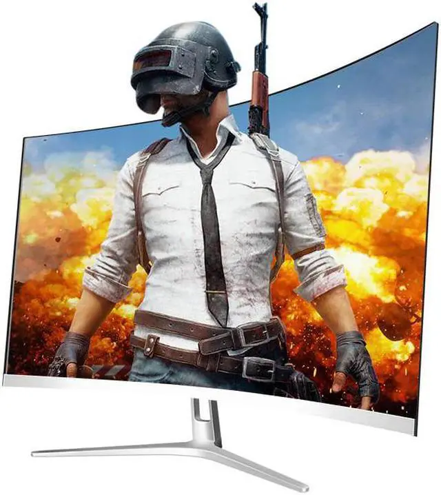 Alt view image 5 of 5 - Super Thin Gaming pc Monitor 32 inch Curved Screen LED backlight 1080p computer Monitor