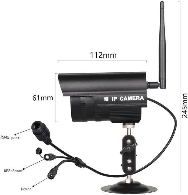 Alt view image 3 of 5 - Outdoor Wireless Camera 1080P Hd Home Wifi Mobile Phone Remote Waterproof Monitoring