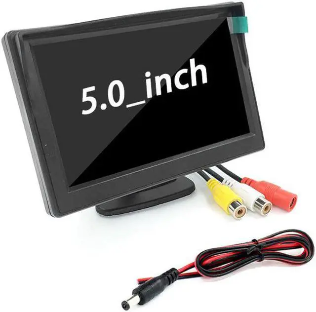 Main image of 1 Pc Auto Car 5 inch LCD HD Screen Monitor Suction Cup Parking Camera Vehicle Car Rearview Reverse Backup Camera