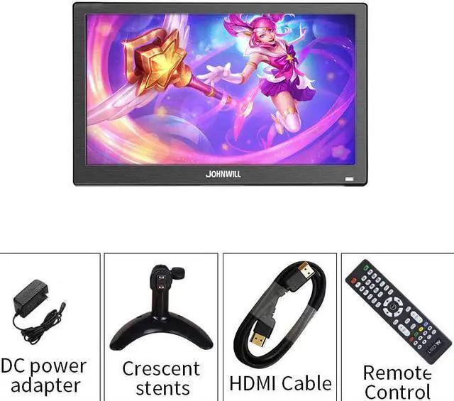 Alt view image 5 of 5 - 10.1 inch small touch screen computer portable monitor pc VGA lcd led display 12 inch gaming monitor for Raspberry pi ps3