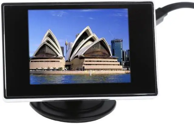Alt view image 3 of 5 - 3.5" Mini TFT LCD Color Monitor Screen DVD VCD For Car Rear View Backup Camera