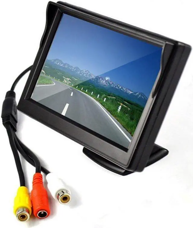 Alt view image 2 of 5 - Monitor 5 inch Screen HD800*480 Reverse parking assistance with 2 AV input,Rearview camera optional