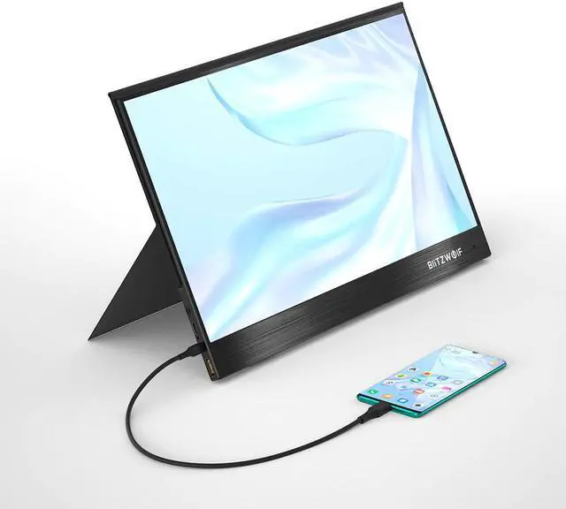 Alt view image 3 of 5 - BW-PCM2 13.3 Inch FHD 1080P Type C Portable Computer LCD Monitor Gaming Display for Smartphone Tablet Laptop Console