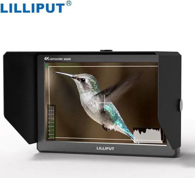 Alt view image 2 of 5 - A8 A8S  8.9 Inch Utra Slim IPS Full HD 1920x1200 4K  3D-LUT On-Camera Video Field Monitor for DSLR Camera Video