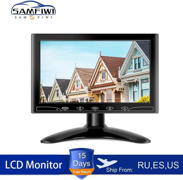 Main image of Headrest Monitors 10 inch Screen TFT LCD Display HD Digital Color Inch AV VGADVD Player For Rear View Reverse Camera