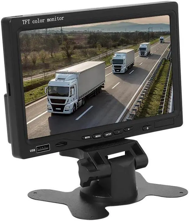 Alt view image 5 of 5 - Car Monitor Video Player 7 inch TFT LCD Screen for Reverse Rear View Camera DVD Car Vehicle Accessaries Supplies Parts