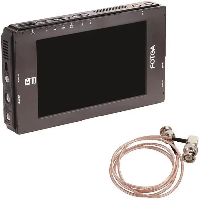 Alt view image 3 of 5 - DP500IIIS A70TLS 7 Inch Touch Screen FHD IPS Video On-Camera Field Monitor,3D LUT, 3G SDI / 4K Input/Output,1920x1080