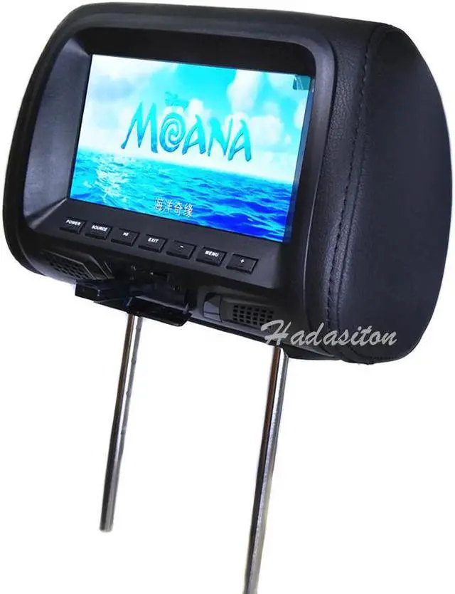 Alt view image 5 of 5 - 2PCS Universal 7" screen Car monitor MP5 player Headrest monitor Support AV/USB/SD input/FM/built-in Speaker