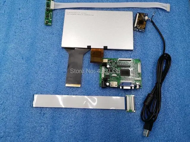 Alt view image 2 of 5 - disp7 inch touch display module suite 1024X600 supports Linux/android /win7810 plug and play hd display DIY accessories