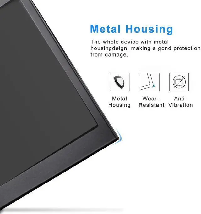 Alt view image 3 of 5 - Best Portable Monitor 13.3" Laptop Monitor PC 2K LCD Screen Gaming Monitor Touch Portable Monitor for Xbox Switch PC RaspberryPi