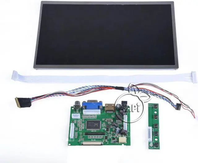 Alt view image 2 of 5 - 52 10.1 inch 1366x768 LCD Display Monitor TFT Panel for Raspberry 3/2 Model B and Windows