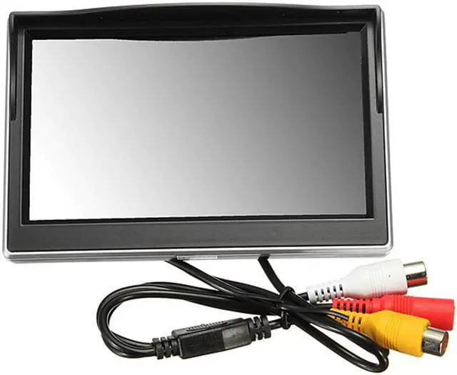 Alt view image 3 of 5 - 5 Inch TFT LCD Display Car Monitor Rear View Backup Reverse Mirror Monitor Car DVD Screen Monitor Auto TV