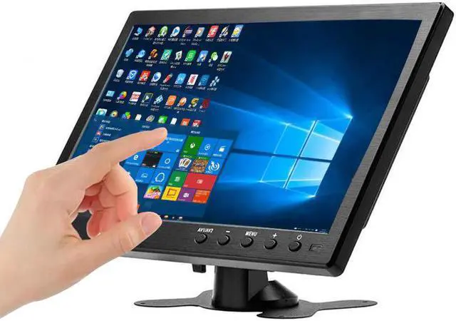 Main image of Touch screen 10.1" monitor 1920*1200 LCD with BNC/AV/VGA/MI/USB/Speaker industrial Capacitive LCD display for raspberry pi