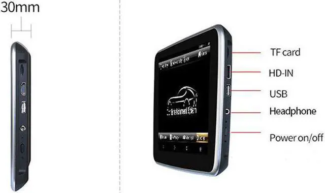 Alt view image 5 of 5 - 10.1 Inch Android 6.0 Car Headrest Monitor Touch Screen HD 1080P Mp5 Player Mirror Link WIFI/USB/SD//Bluetooth/FM
