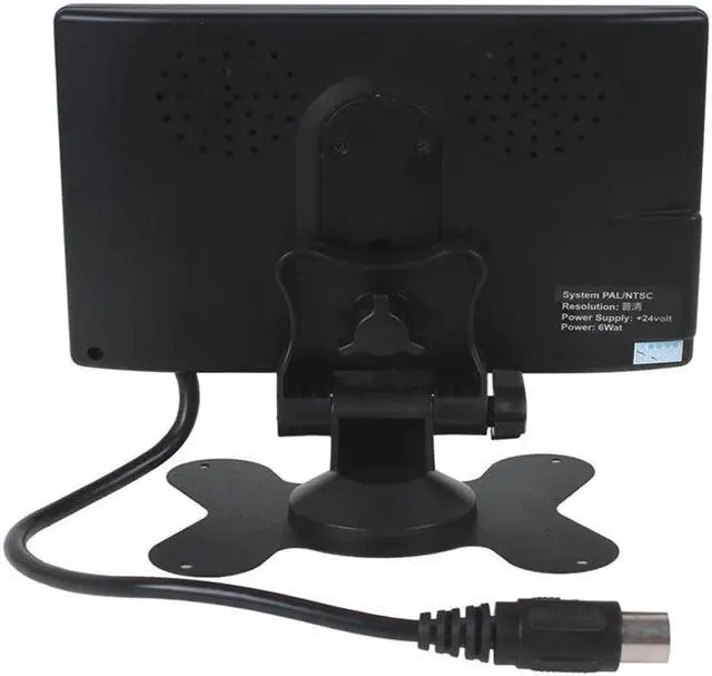 Alt view image 2 of 5 - DC12V-24V 7" LCD 4CH Video input Car Video Monitor For Front Rear Side View Camera Quad Split Screen 6 Mode Display