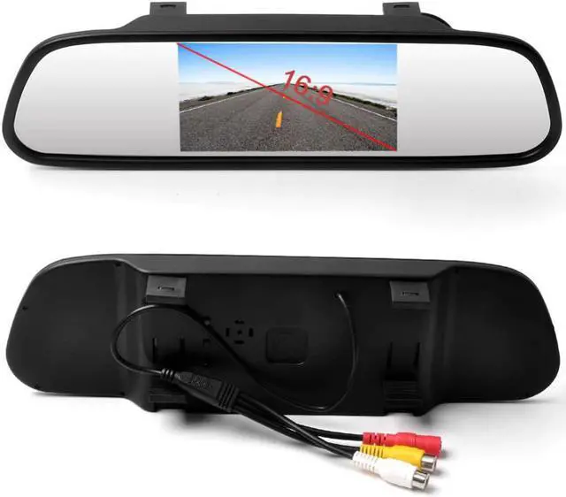 Alt view image 3 of 5 - 4.3 inch Car HD Rearview Mirror Monitor CCD Video Auto Parking Assistance LED Night Vision Reversing Rear View Camera