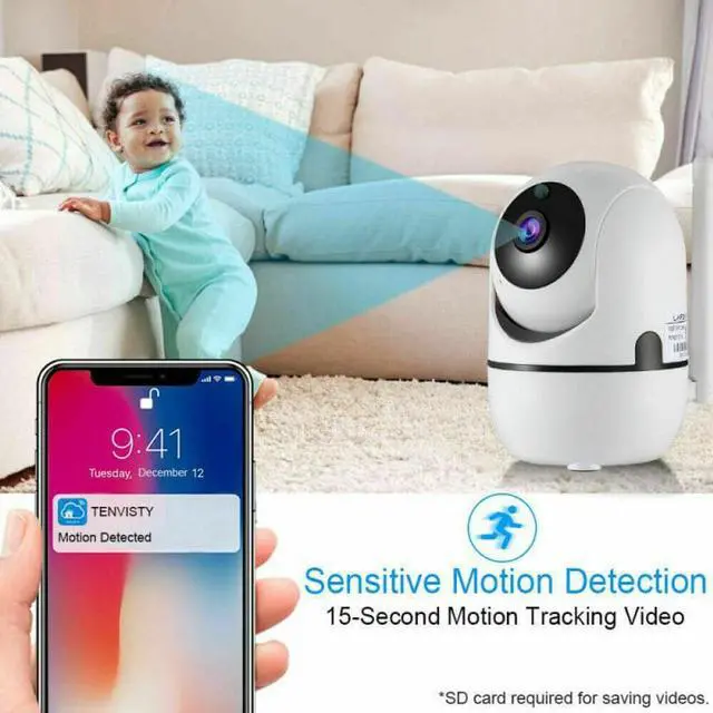 Alt view image 4 of 5 - Monitor Camera 720P Wifi IP Camera Outdoor AI Human Detect Wireless Camera Mini Clever Dog CCTV Night Vision Connect Phone