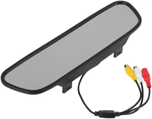 Alt view image 2 of 5 - 5 inch TFT LCD HD800*480 screen Car Monitor Mirror Reversing Parking Monitor with 2 video input, Rearview camera optional