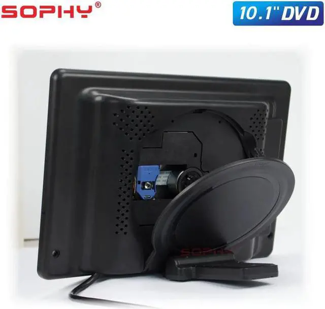 Alt view image 4 of 5 - 10.1 Inches External Car Headrest DVD Player Rear Seat Screen Monitor DVD/VCD USB/SD//IR/FM SH1018DVD