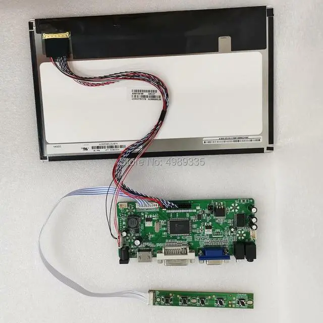 Alt view image 4 of 4 - 10.1 inch monitor display Touch display module kit DIY LCD screen accessories 1366X768IPS full viewing angle  DVI VGA