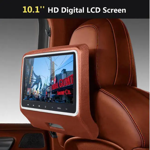 Main image of 10.1'' Car LCD Video Headrest Monitor SD USB MP5 Radio CD DVD Player IR/FM Game