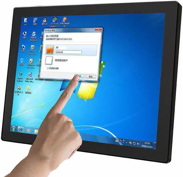 Alt view image 4 of 5 - 15.6 Inch Flat Touch Screen Monitor 1920*1080 HD Touchscreen Display With 10 Points Touch Capacitive Touch Screen