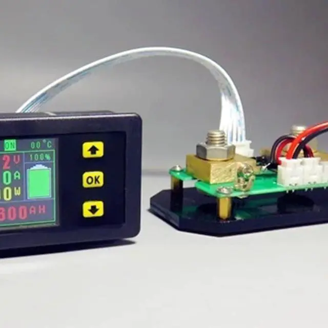 Alt view image 5 of 5 - Display Multi-function Combo Meter Voltage Current KWh Watt Meter 1.8 inch Battery Capacity Power Monitoring