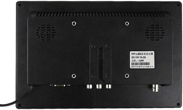 Alt view image 4 of 5 - 10.1 Inch IPS Capacitive Touch Screen 1280x800 LED Monitor for PS3 4 Windows 7 8 10 VGA/AV USB Computer LED PC Car Display