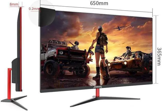 Alt view image 5 of 5 - 23.8 Inch 144 HZ Gaming Monitor 1920x1080P LCD Monitor IPS Monitor VGA/ Interface for PC PS4 Gaming Screen