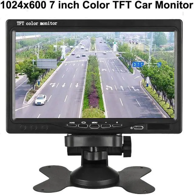 Main image of 1024*600 12V 24V TFT Color LCD Car Monitor Screen 7 inch for Car Truck Bus Rear View Cameras Parking System