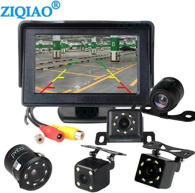 Main image of Monitor Rear View Monitor 4.3" TFT LCD Screen Rearview Reverse Parking Monitor System with Rear View Camera Optional