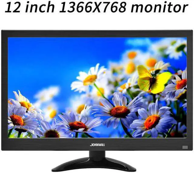 Main image of 12 inch 1366*768 LCD HD portable Monitor Computer PC Display 13.3 inch monitor ips Security Monitor With Speaker VGA USB