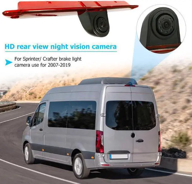 Main image of Camera IR Night Vision Parking Camera LED 3rd Stop Brake Light IP68 Waterproof for Sprinter Crafter