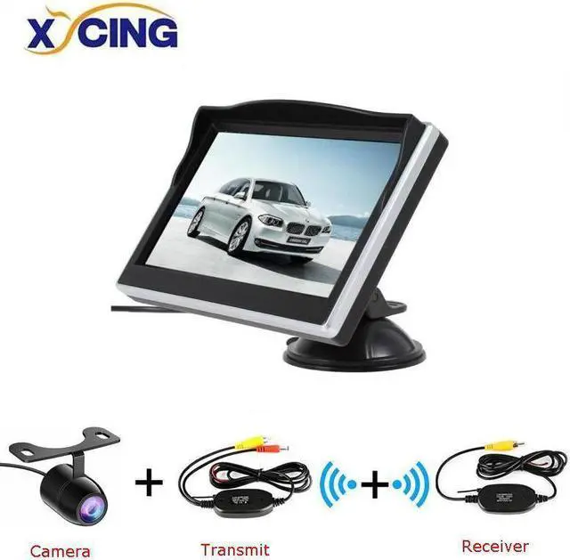 Main image of 5 Inch Car Monitor TFT LCD 5" HD Digital 16:9 800*480 Screen 2 Way Video Input For Reverse Rear View Camera DVD VCD