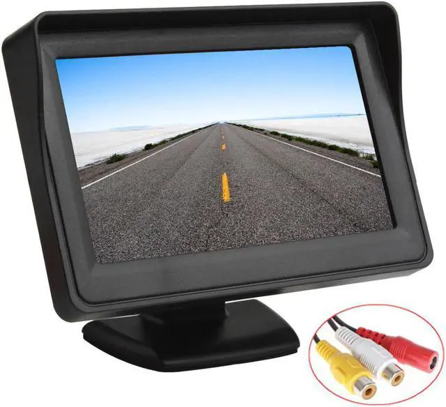 Main image of 4.3 inch TFT LCD screen Car Monitor Car Reversing Parking Monitor with 2 video input