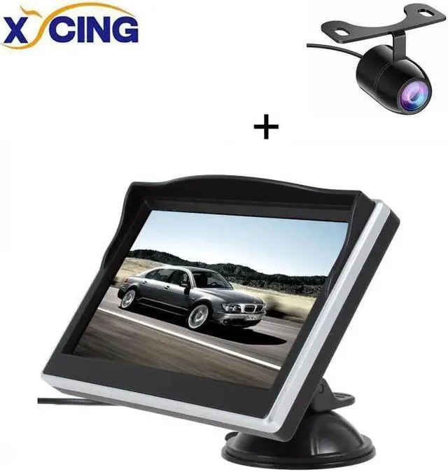Alt view image 5 of 5 - 5 Inch Car Monitor TFT LCD 5" HD Digital 16:9 800*480 Screen 2 Way Video Input For Reverse Rear View Camera DVD VCD