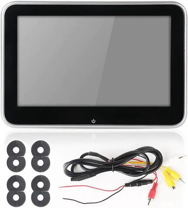 Alt view image 5 of 5 - 10 "/ 8" HD Car Headrest Monitor DVD Video Player USB / SD / FM TFT LCD Digital Screen Touch Button Game Remote Control Car MP5